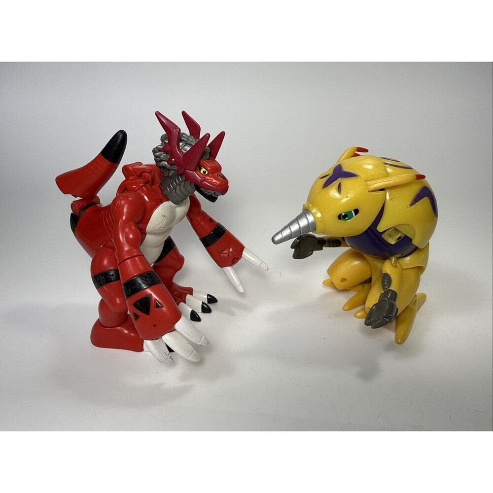Vtg Lot 2001 Bandai Digivolving Digimon Articulated Action Figures READ